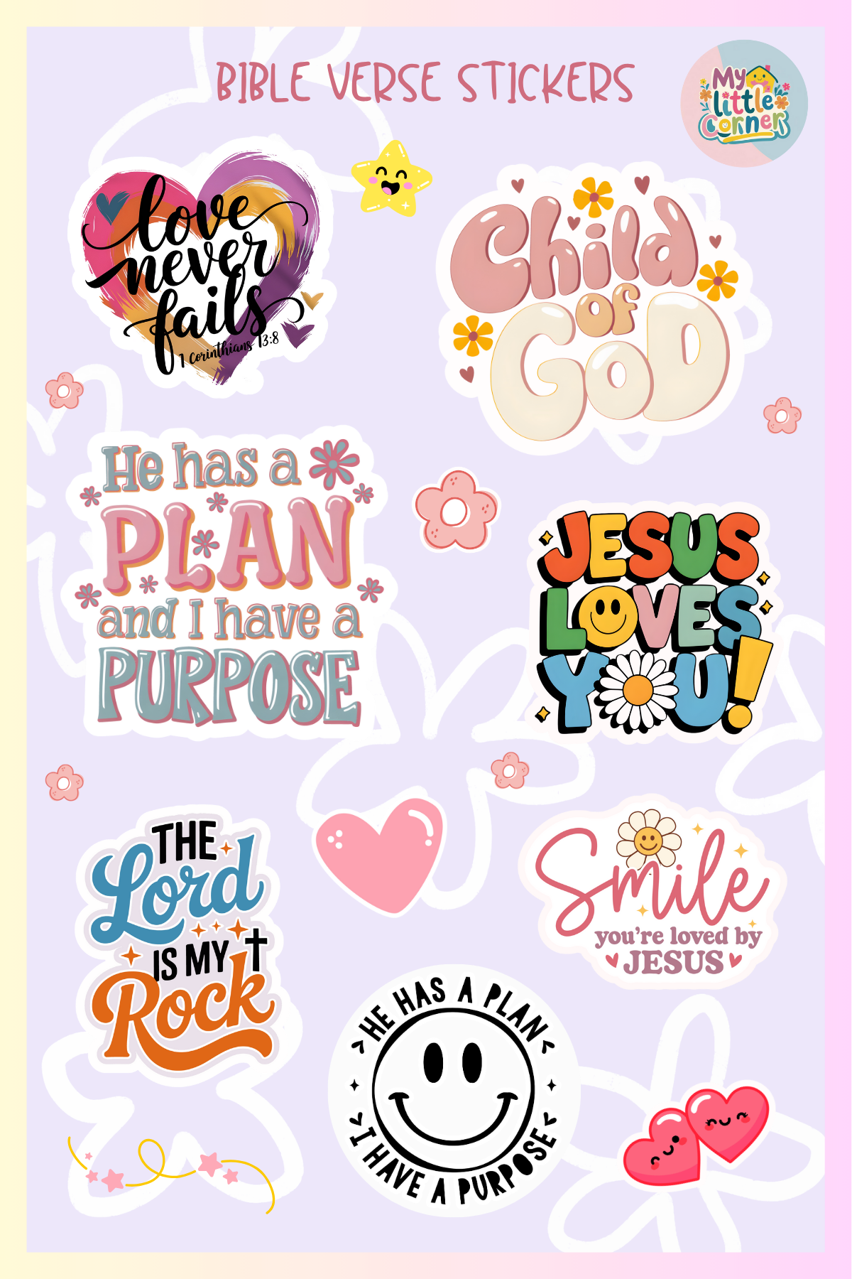 Bible Verse Sticker Pack
