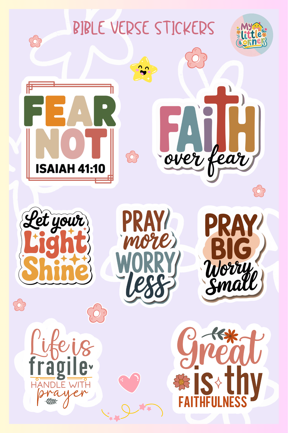 Bible Verse Sticker Pack