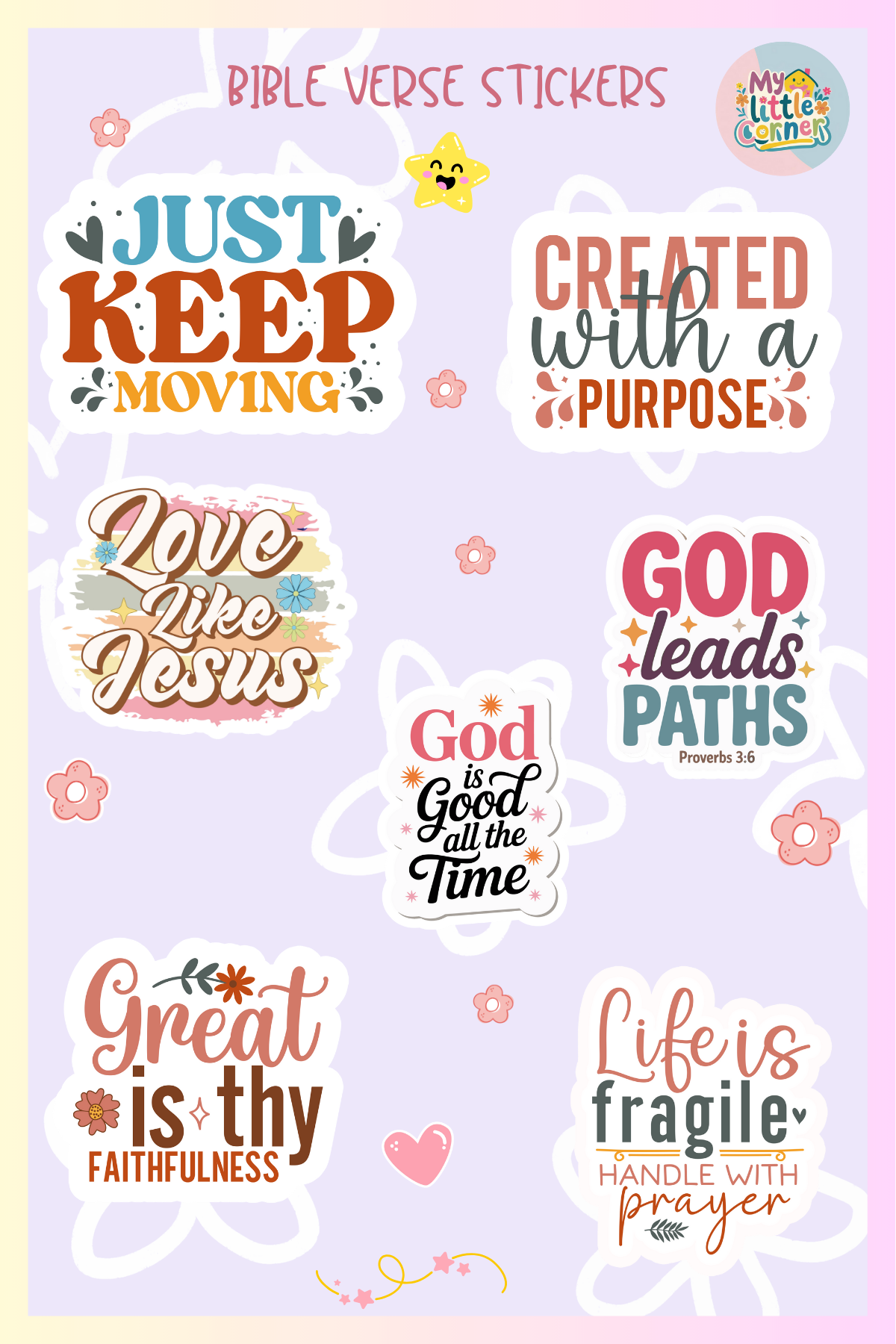 Bible Verse Sticker Pack