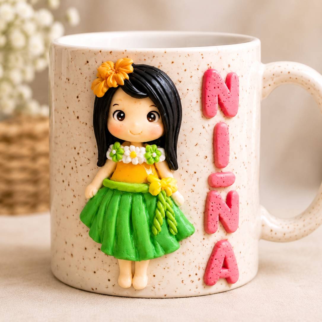 Polymer Clay Custom Design Mug