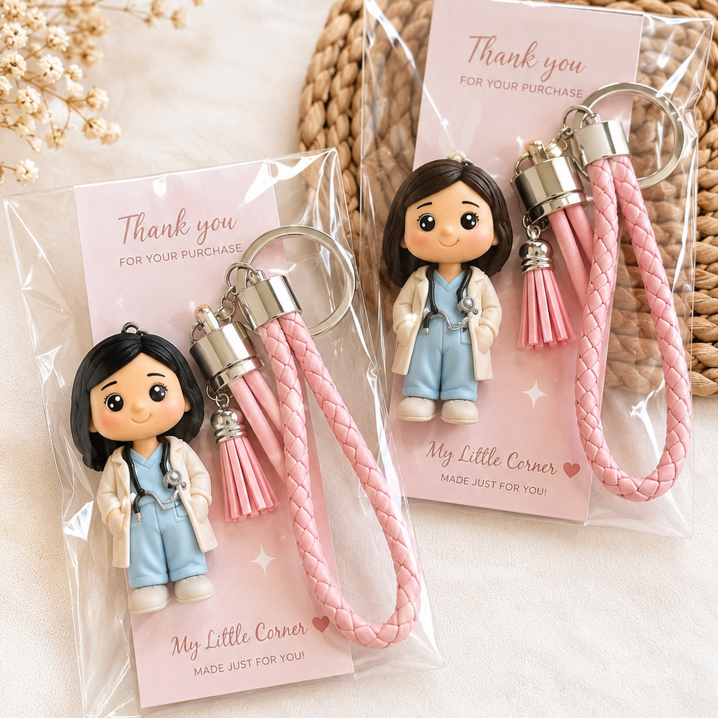 Polymer Clay Custom Keychain