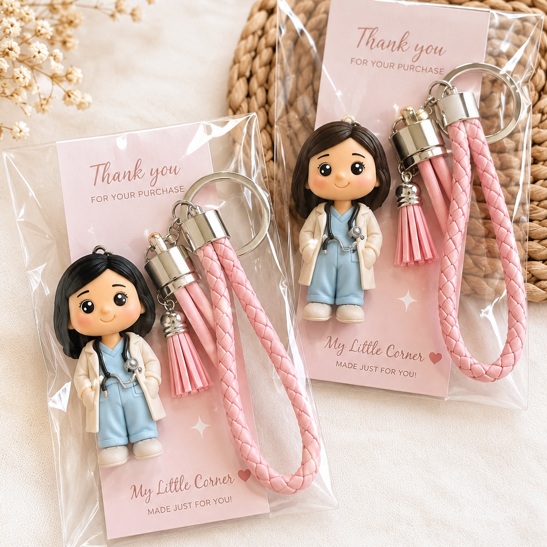 Polymer Clay Custom Keychain