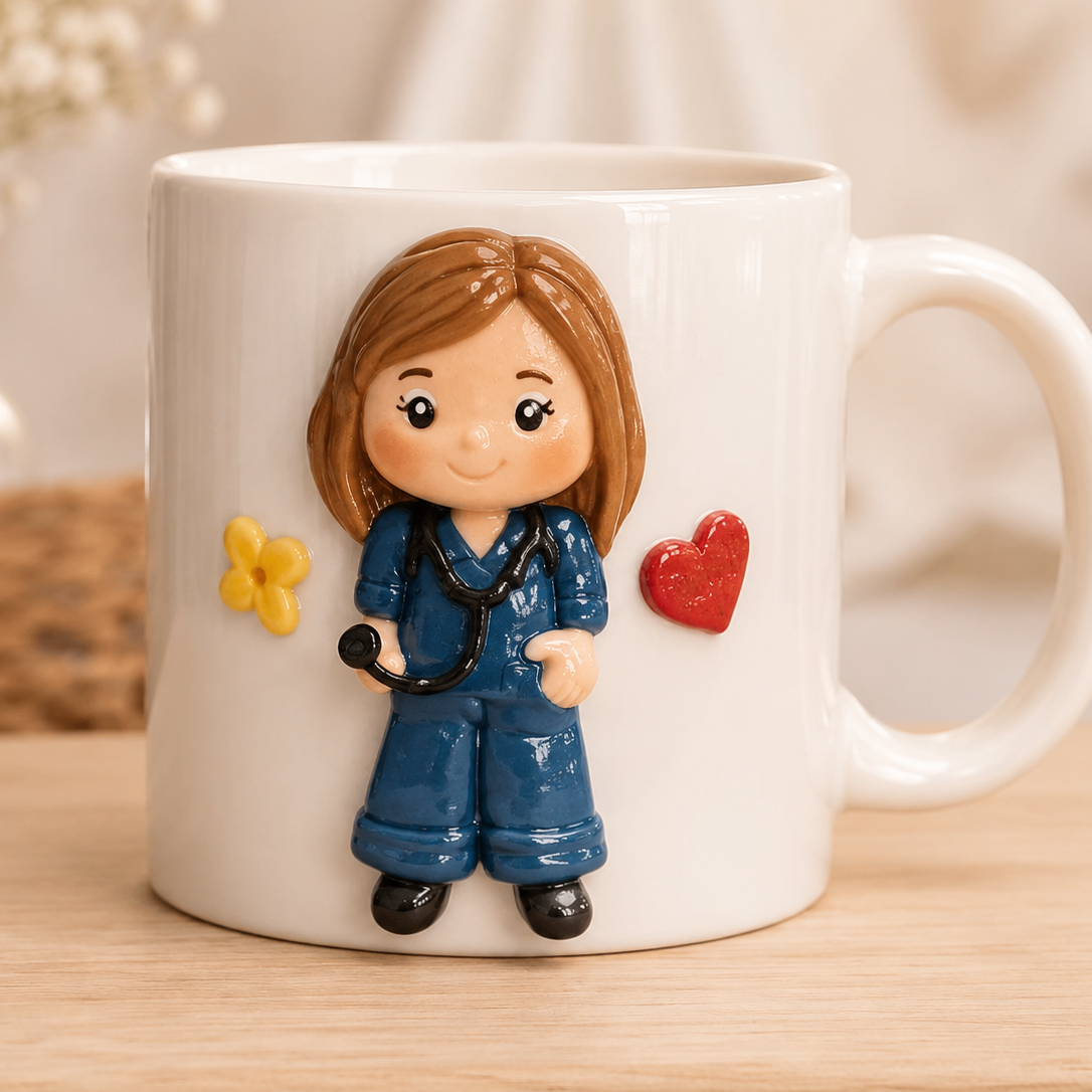 Polymer Clay Custom Design Mug