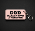 3D Printed Christian Bag Tags & Keychains
