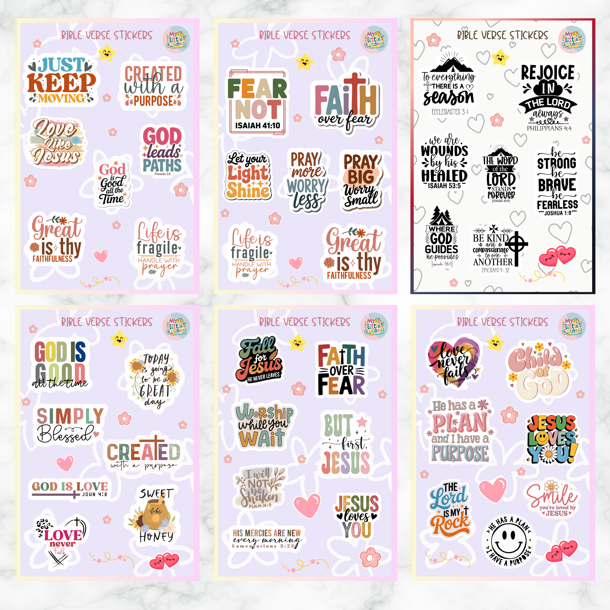 Bible Verse Sticker Pack