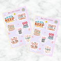 Bible Verse Sticker Pack