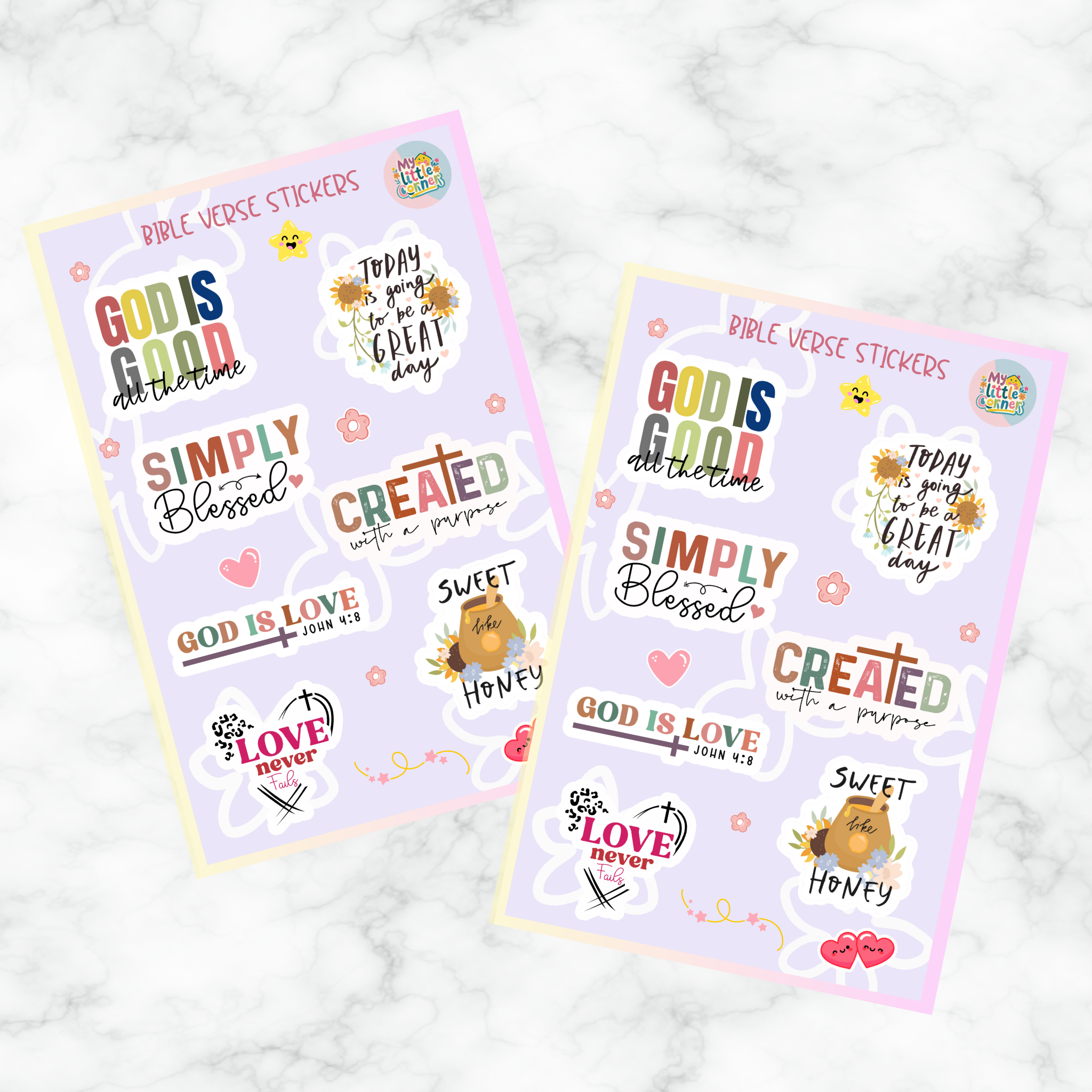 Bible Verse Sticker Pack