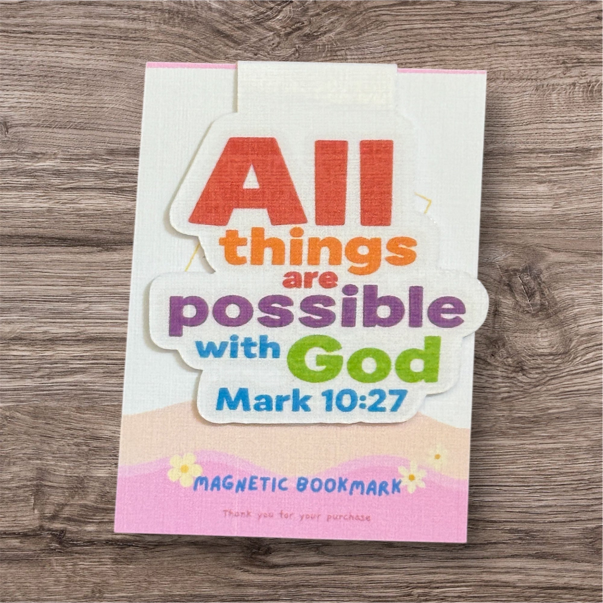 Bible Verse Magnetic Bookmark